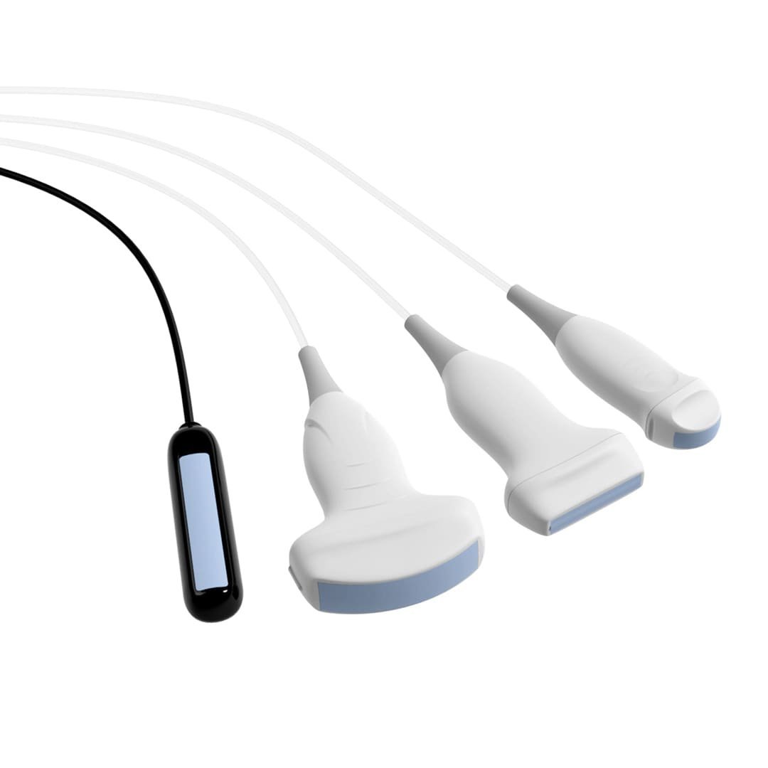 A collage of the Integra family of ultrasound devices in use.