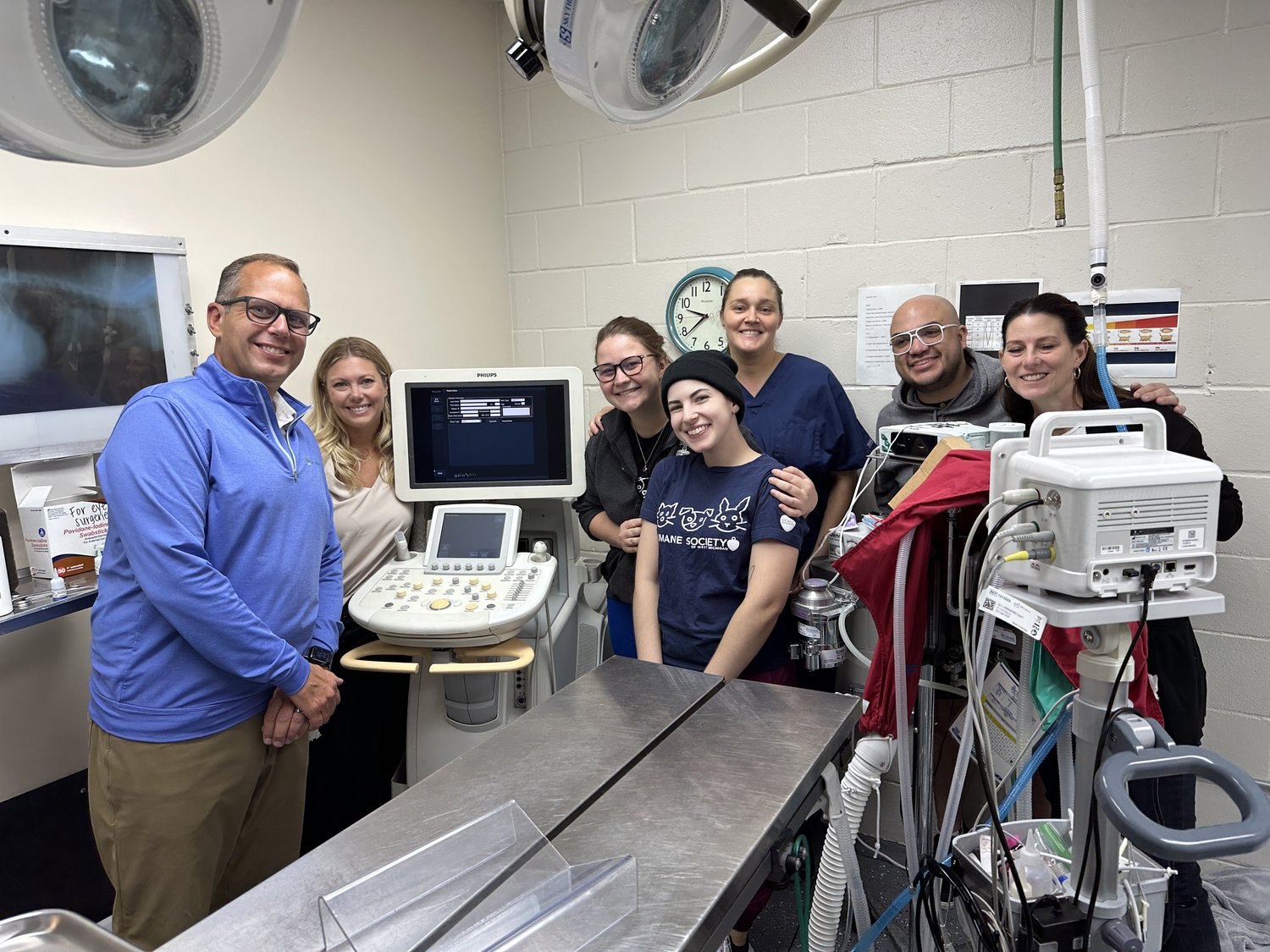 Core Imaging Gifts Humane Society of West Michigan an Ultrasound